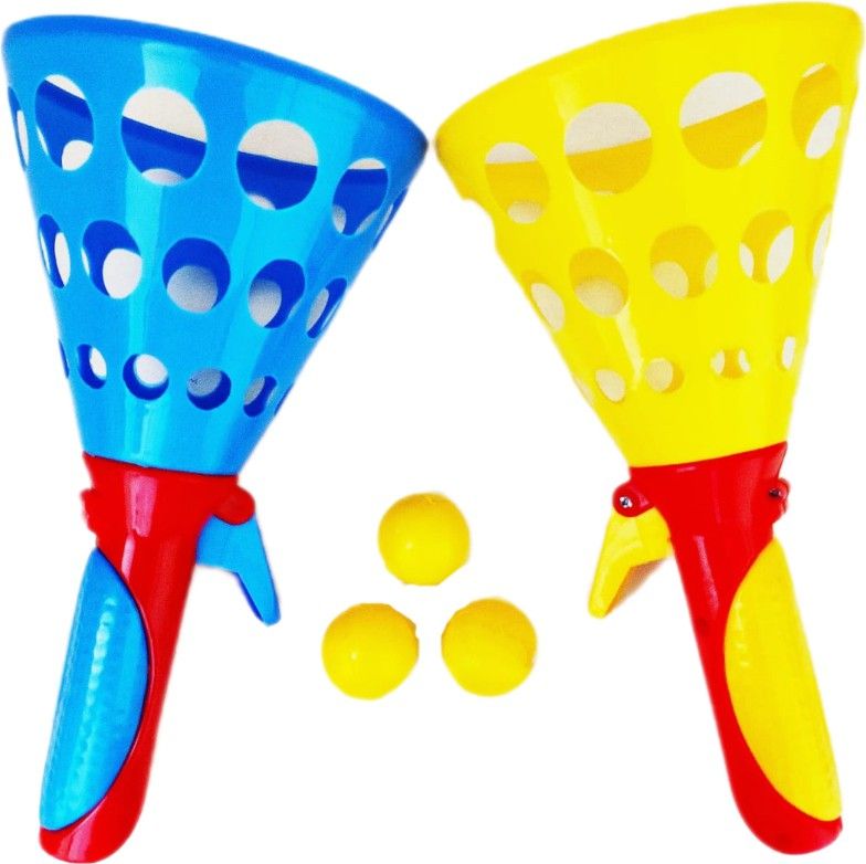 Click and Catch Twin Ball Game Toys Set, Pop & Catch Ball with 3 Balls in Pack-image-47