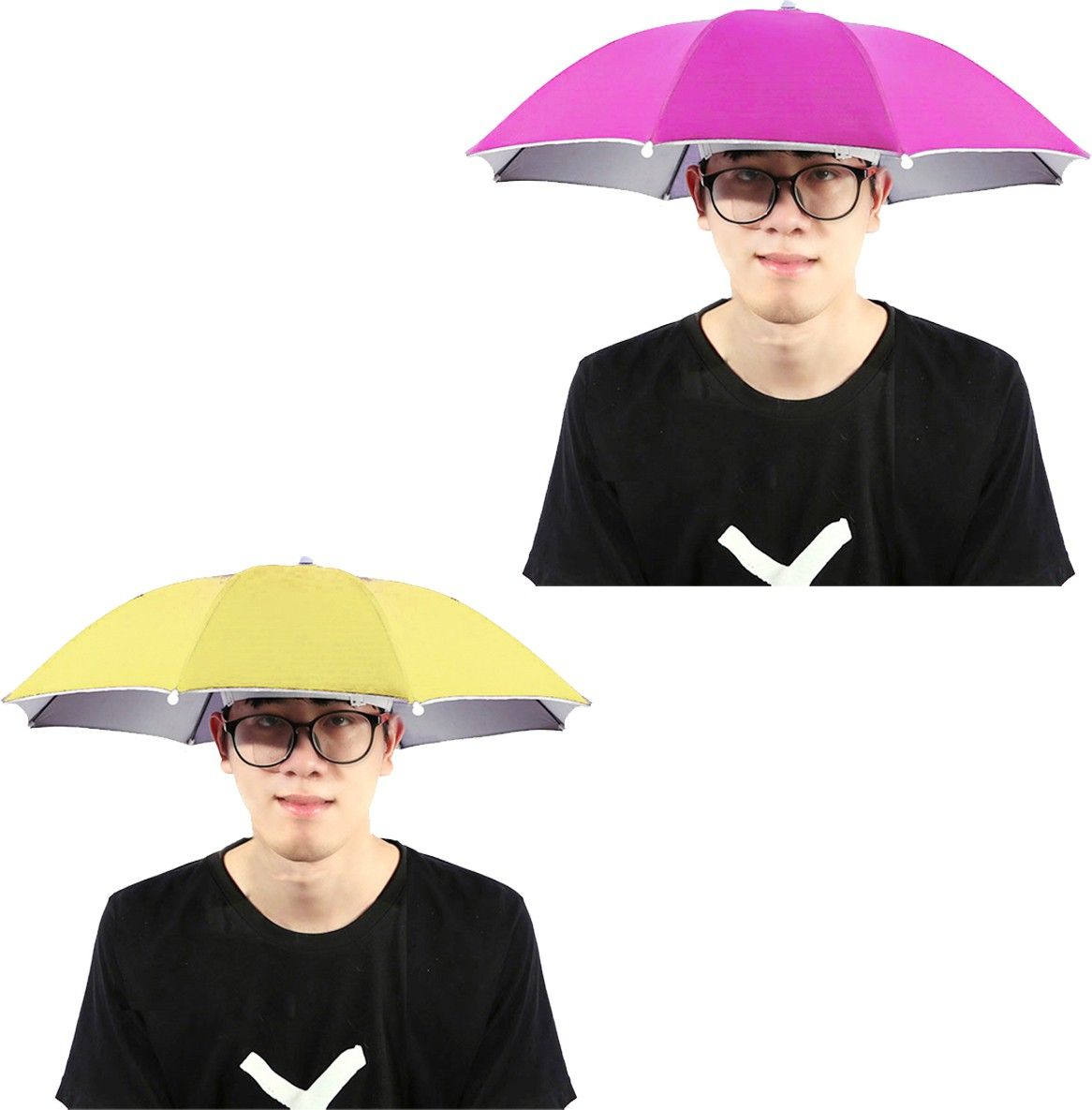 Hat Umbrella for Kids 2Pcs Cap Umbrella for Girls and Boys, Women, Men (a5) Umbrella