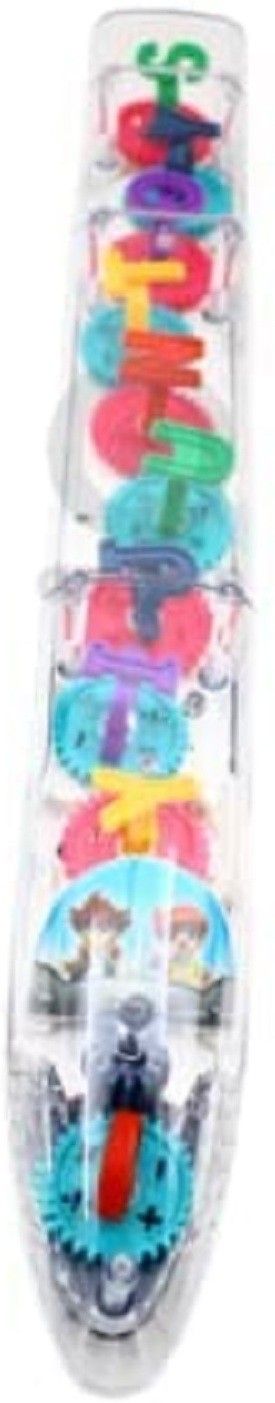 niyamat Transparent Long Mechanical Gear Long Train with Colorful Light-picture-25