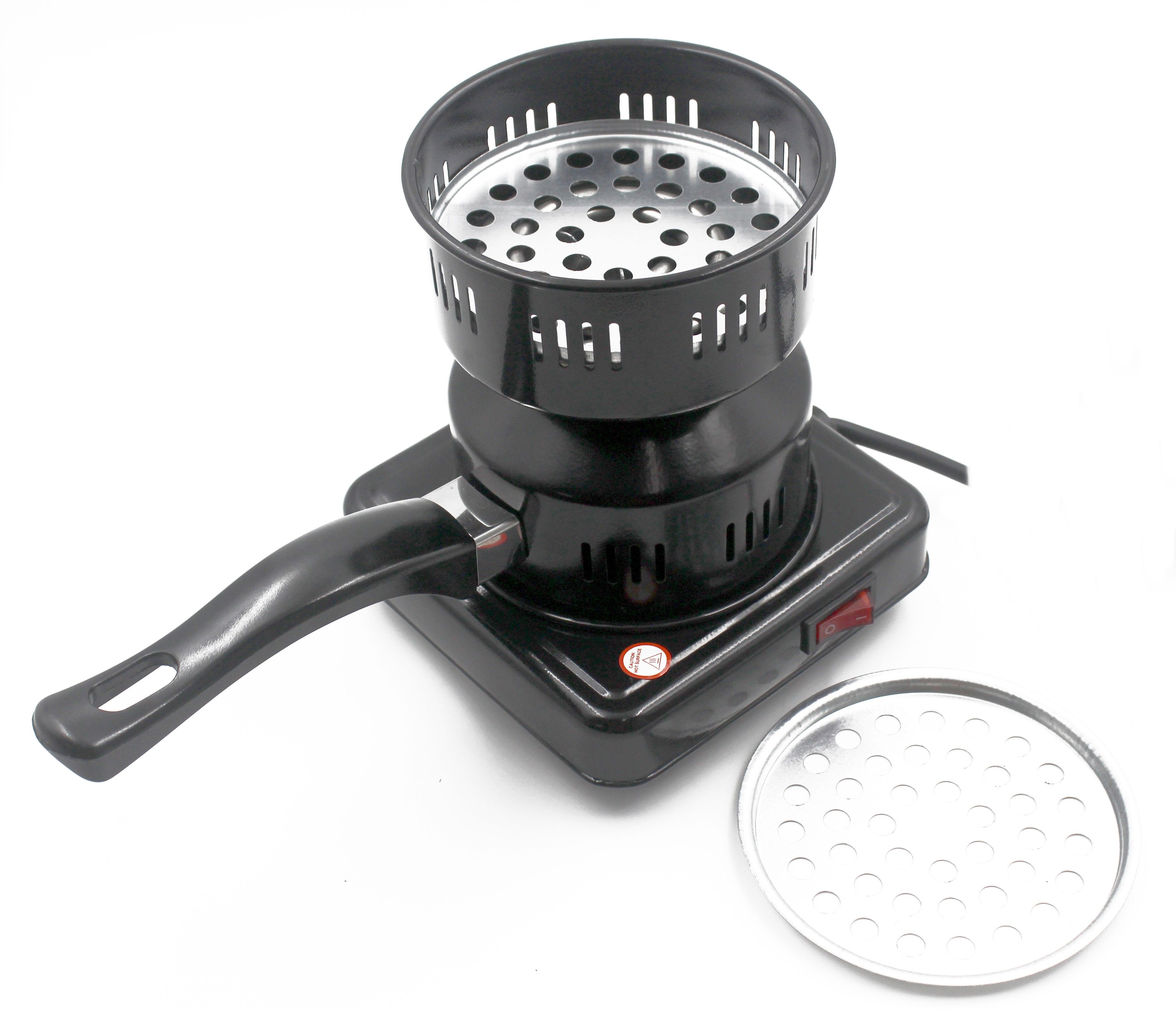 Electric Charcoal Burner Hot Plate with Insulated Rubber Handle. Designed for Natural and Magic Shisha Hookah Coal, Food Warming and Tea/Coffee Making. Portable and User Friendly. Electric Cooking Heater-image-13