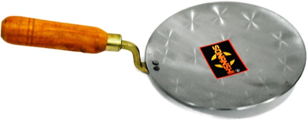 Roti/Chapati tawa Iron/loha/lokhand with Wooden Handle Tawa 24.11 cm diameter-image-16