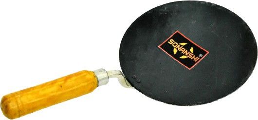 sonanshi Iron Tawa for Making Dosa/Chapati/Paratha/Roti/Thepla - Black Color Tawa 24.15 cm diameter-picture-15