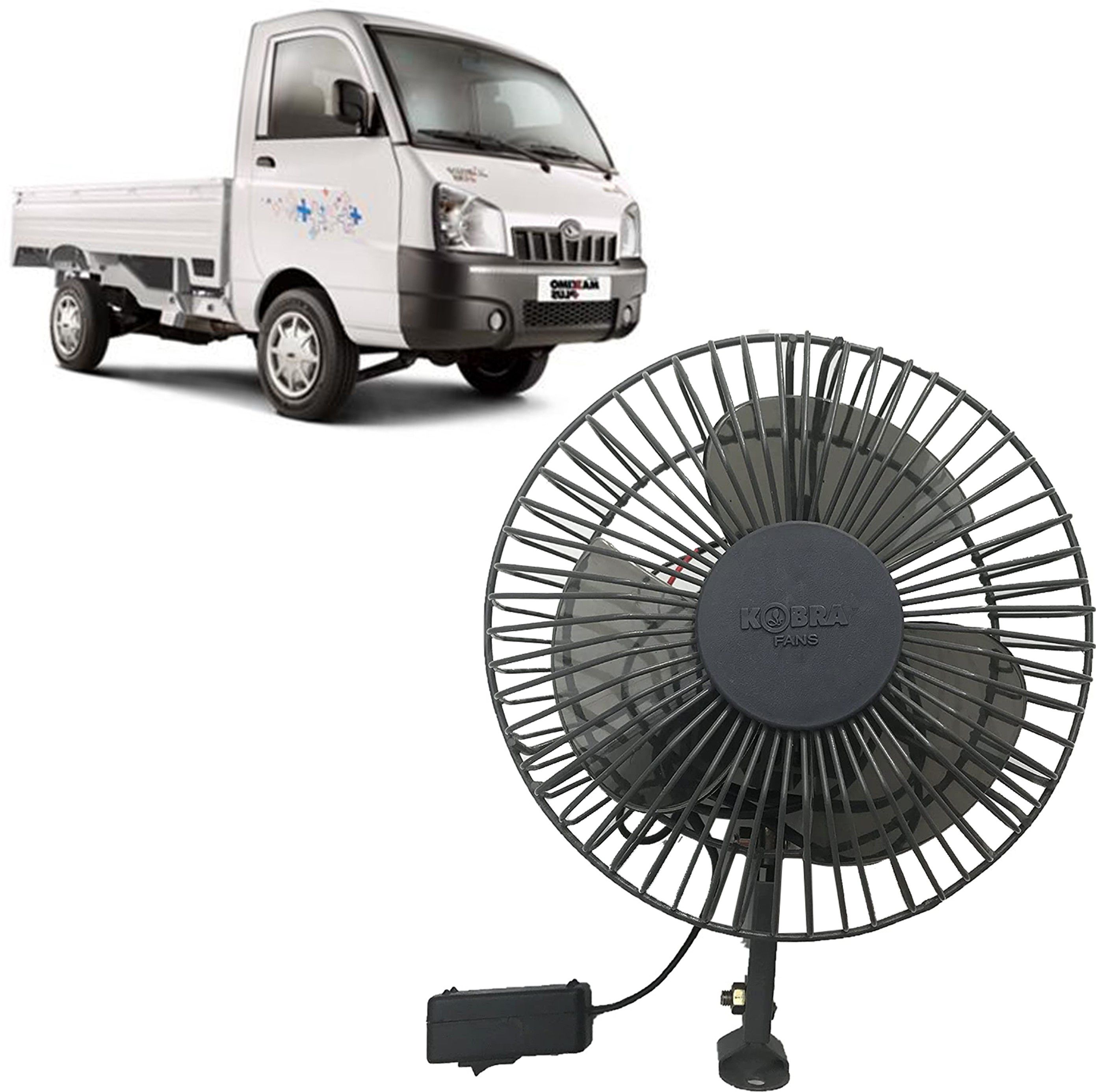 Kobra 12 Volt 6" Fan for Car, Truck, Vehicle Cooling Steel Metal Maxximo Car Interior Fan-image-3