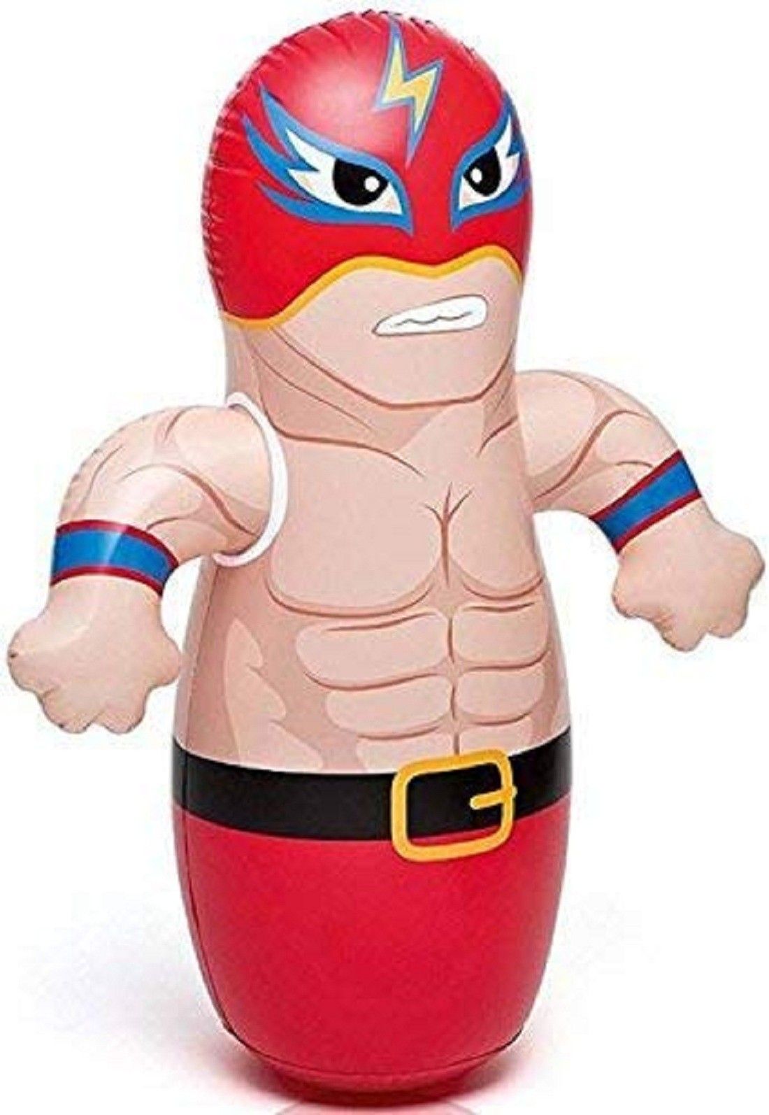 Hit Me Toy for Kids 3-D Inflatable Bouncer Hero Toy Inflatable Inflatable Toy Pump