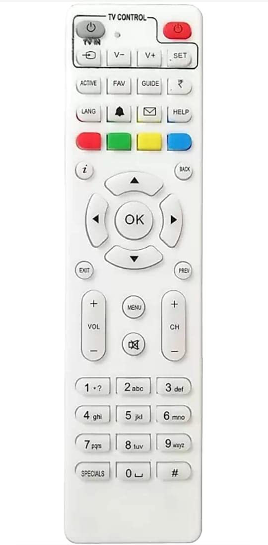 Akshita Compatible For SET-UP-BOX D2H TV Remote Control & Netflix YouTube Function VIDEOCON D2H Remote Controller image 1