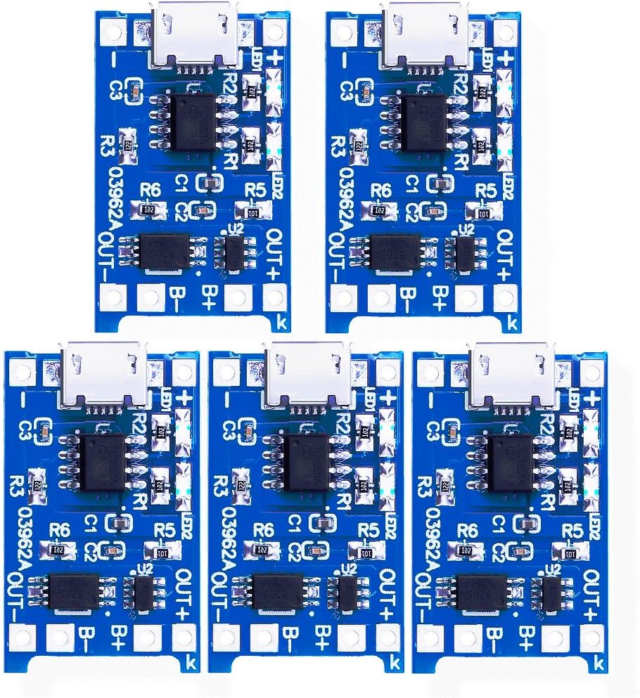 HUBX TP 4056 /TP4056 18650 3.7V LI-ION BATTERY CHARGING MODULE BMS PROTECTION- 5 PCS-image-12