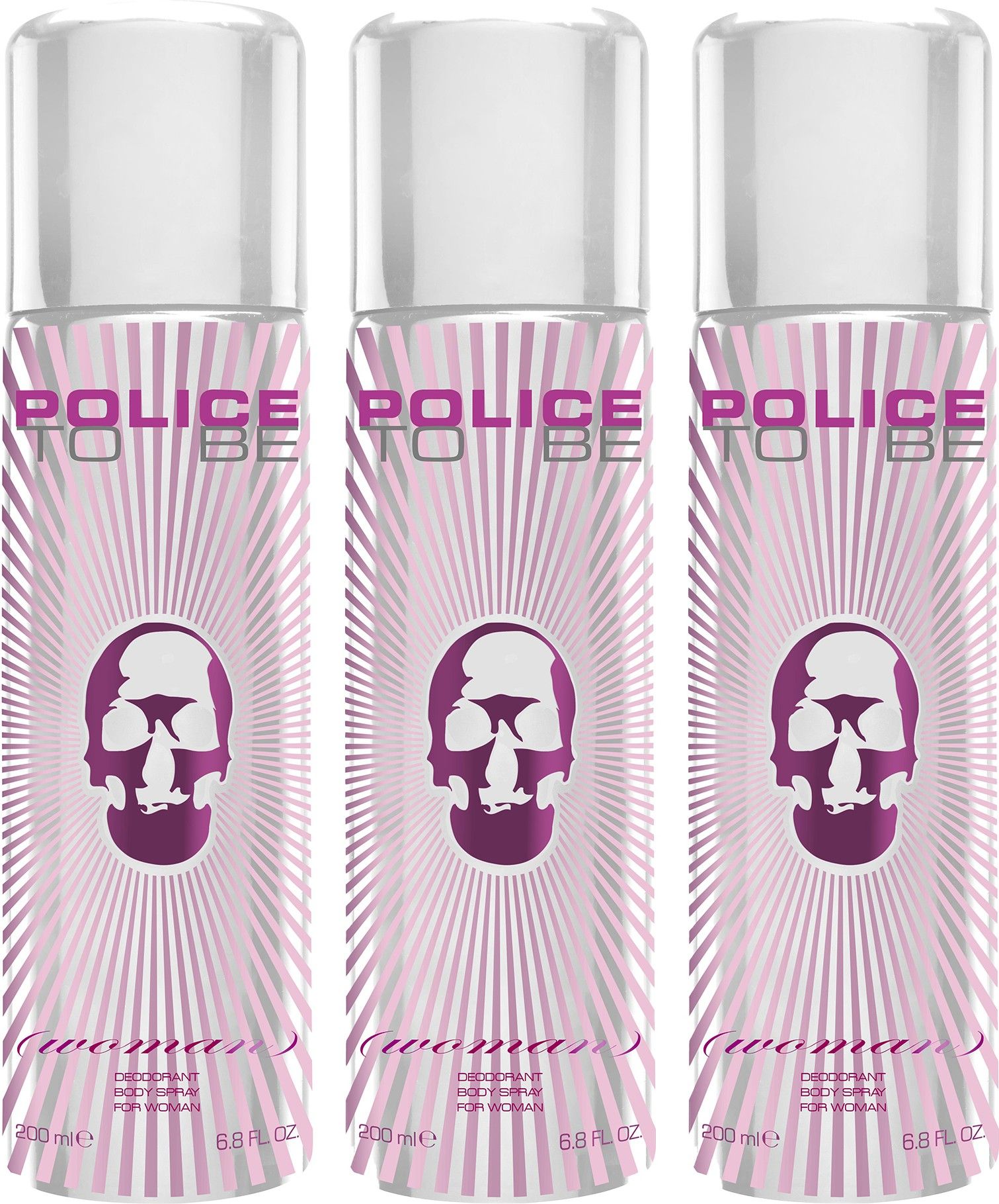 police To Be Woman Deodorant Spray 200ml (Pack of 3)-picture-21