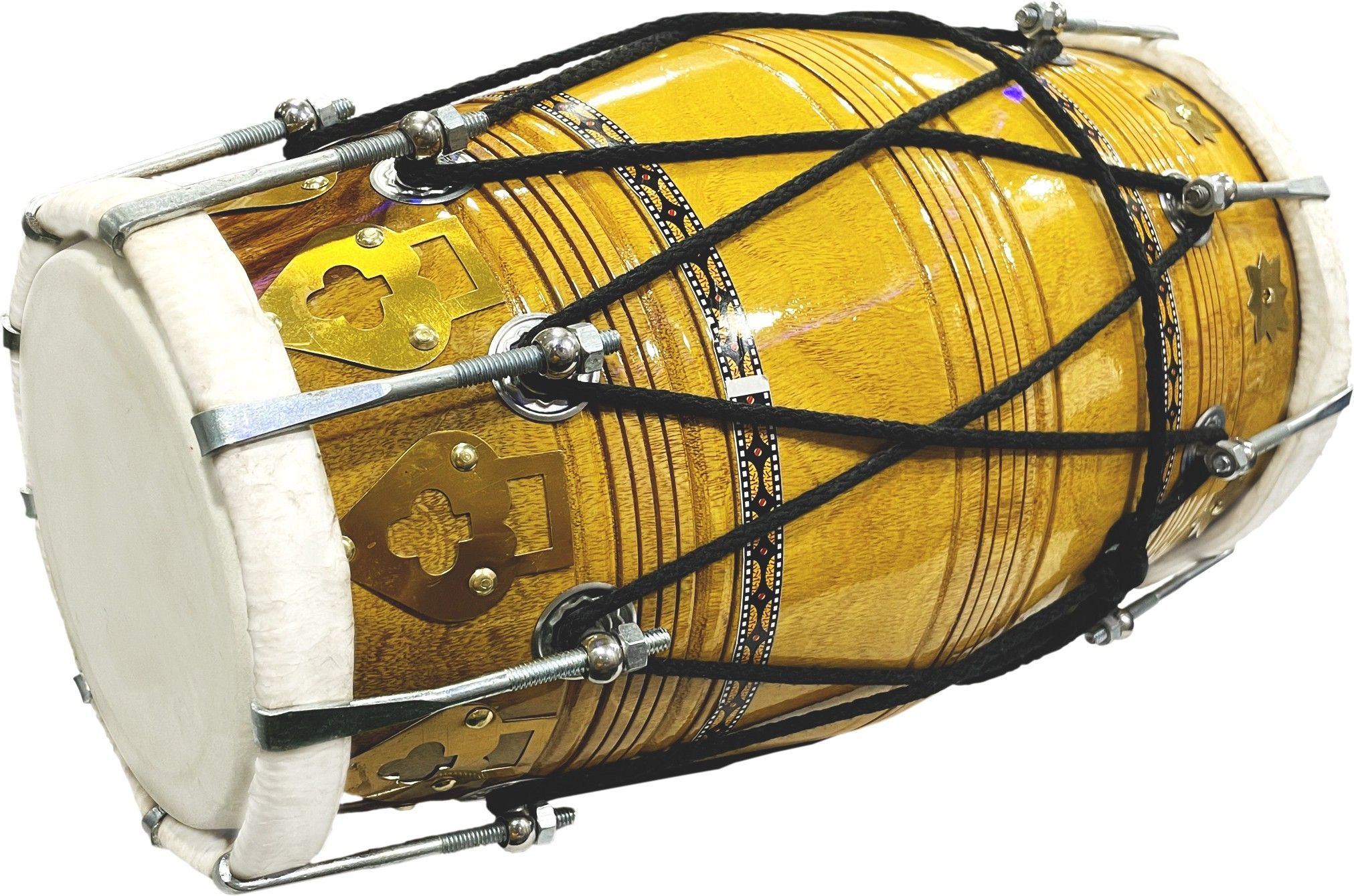 ram musical Professional Dholak instrument Nut & Bolts Dholak-picture-10