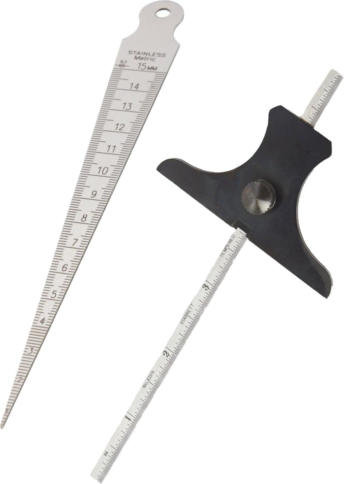 Taper Guage/Bore gauge 1-16mm 1/32-5/8 Inch & Depth Gauge 6 INCH 150 Mm Height Gauge-image-32