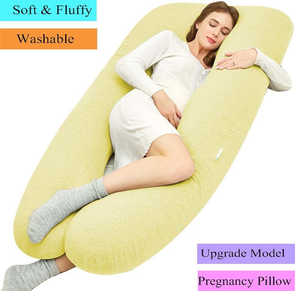 Upgrade Model Pregnancy Pillow Microfibre Solid Pregnancy Pillow Pack of 1-image-16