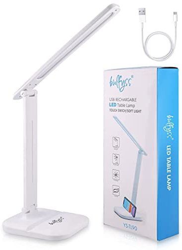 bulfyss USB Rechargeable LED Desk Lamp Dimmable Foldable Touch Control 3 Lighting Modes Study Lamp-picture-2
