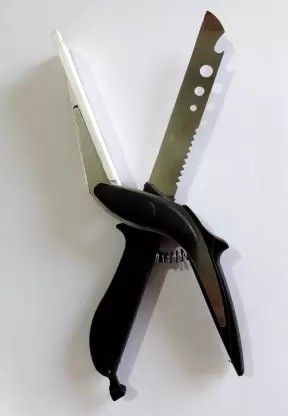 JINIKA 2 in 1 Clever Knife and Cutting Board Premium Quality Stainless Steel Blades Set Knife