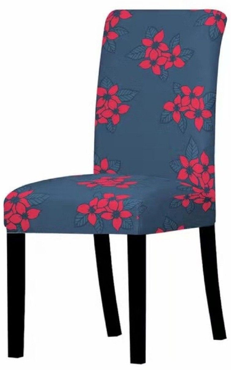 Digital Print Stretchable Dining Chair(1)Multicolor-89 Sofa Fabric-image-17