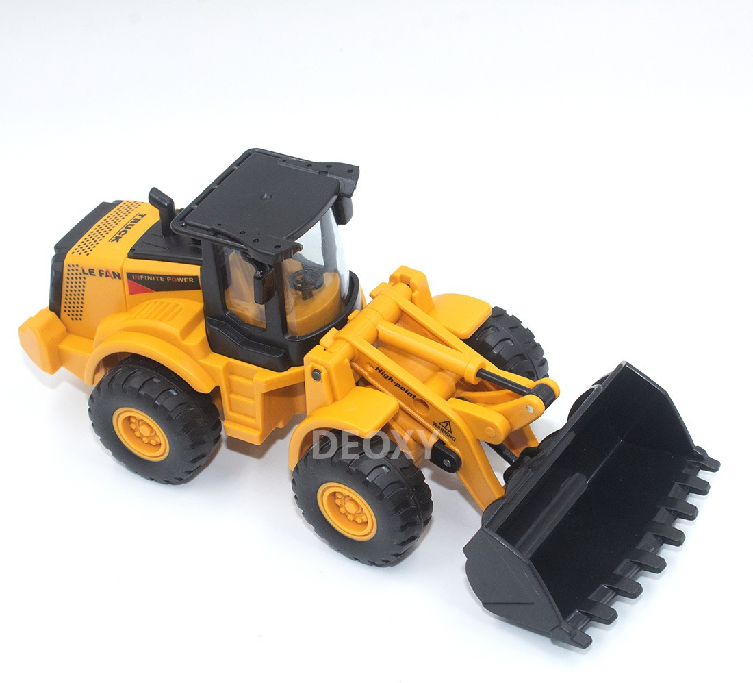 deoxy 2 in 1 Construction Trucks Rotate by 180 Degree JCB Toy Loader JCB Toy and Excavator Vehicle Engineering Toy for 3 Years and Above Age Toddlers ,High Speed Friction Excavator image 1