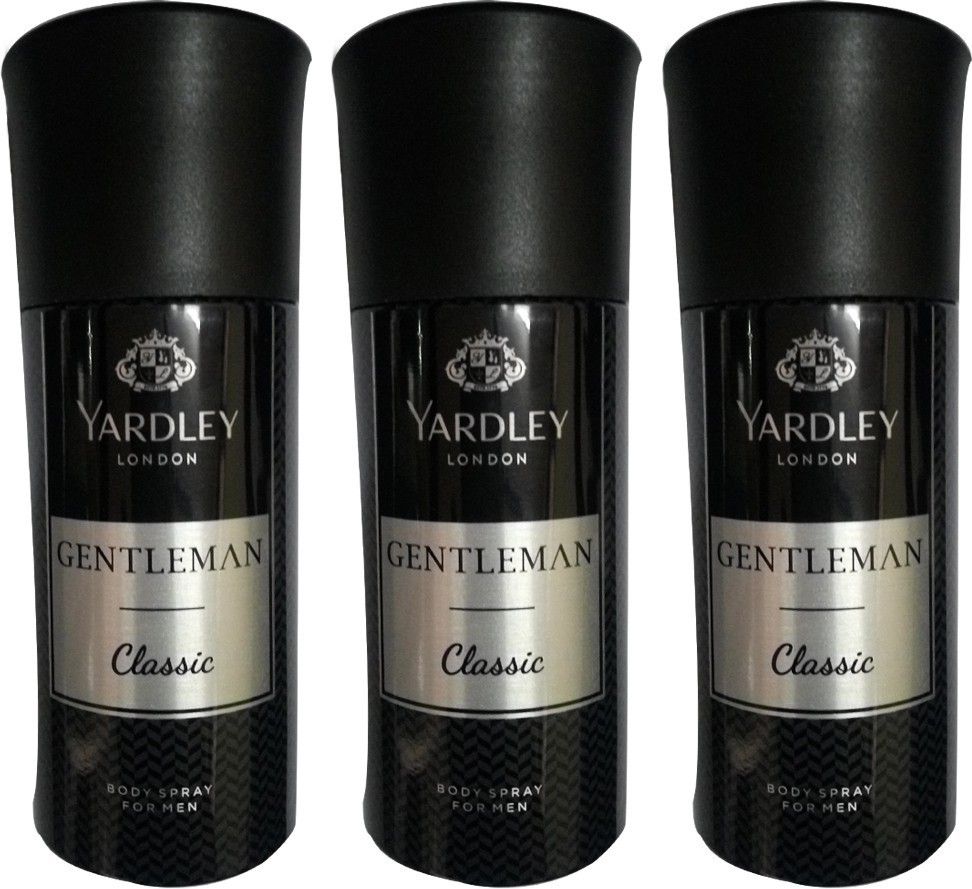 yardley london Gentleman Body Spray Pack Of 3 Deodorant Spray - For Men-picture-7