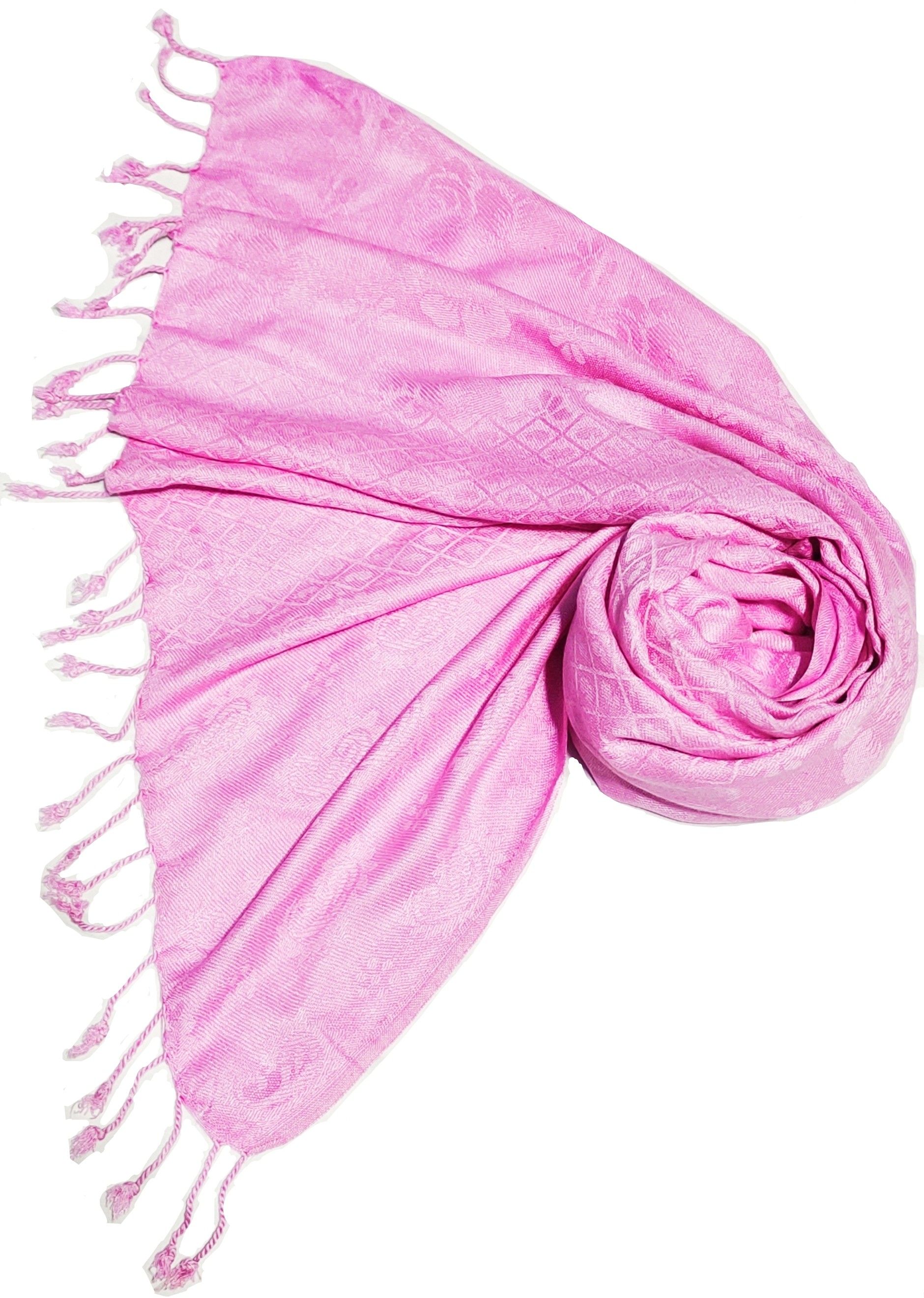 Self Design Viscose Women Pink Fancy Scarf, Scarf, Stole-image-46