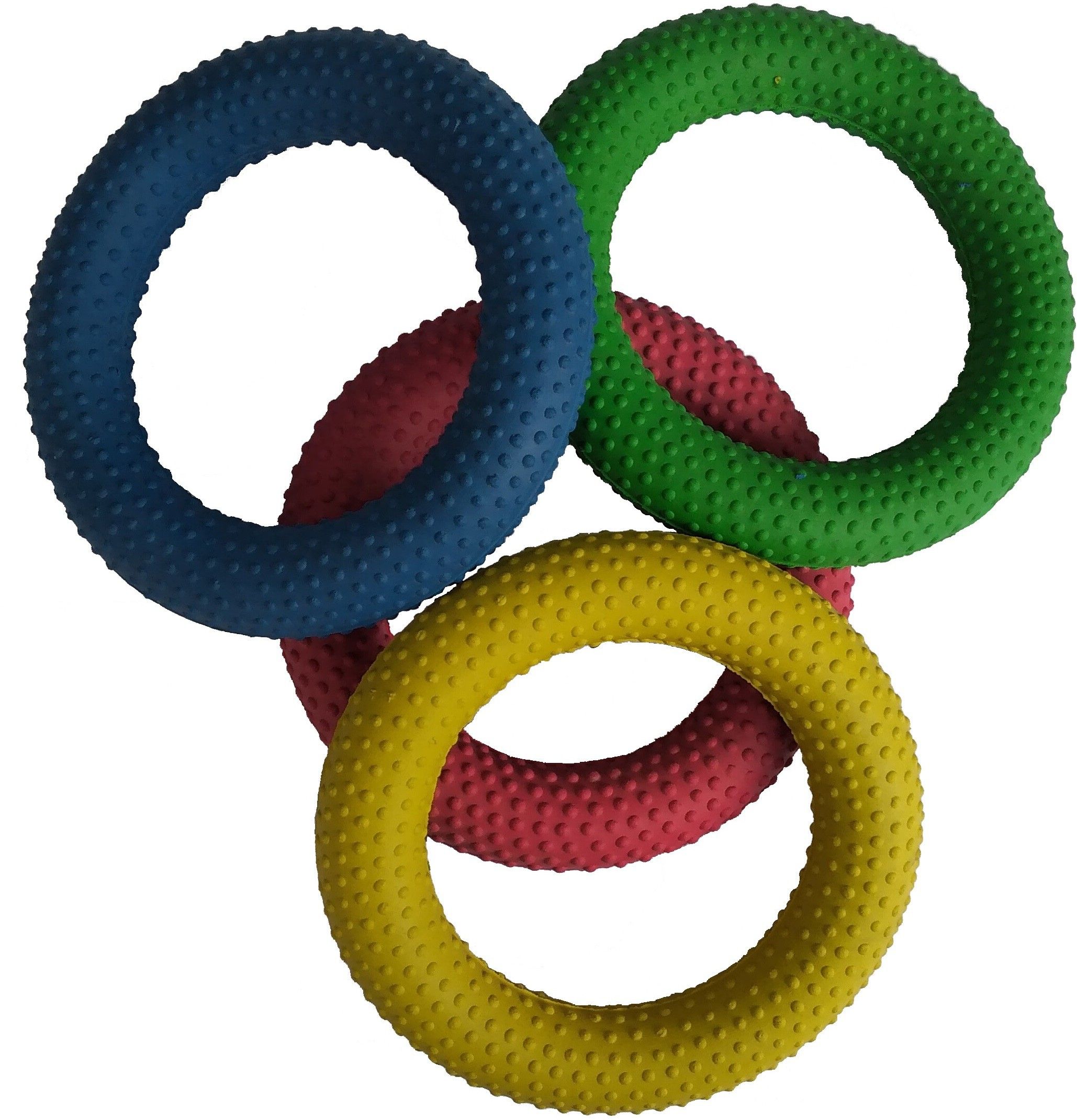 TENNIKOIT RINGS MULTICOLOR (PACK OF 4) RUBBER COATED RINGS Rubber Tennikoit Ring Rubber Tennikoit Ring