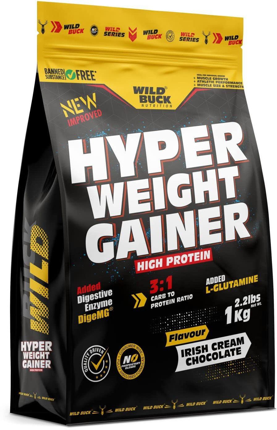 Hyper Weight Gainer With Protein,Glutamine,Minerals & Enzymes For Massive Gain Weight Gainers/Mass Gainers-image-24