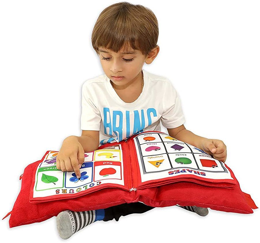 Learning Baby Pillow Toddler Pillow Cushion books toys for kids-image-6
