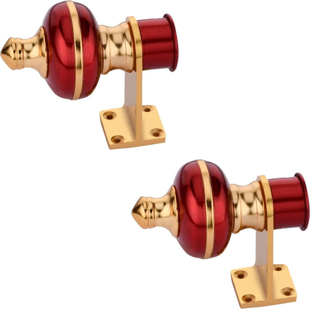 sun shield Gold Curtain Hooks, Curtain Knobs, Rod Rail Bracket Metal-picture-18