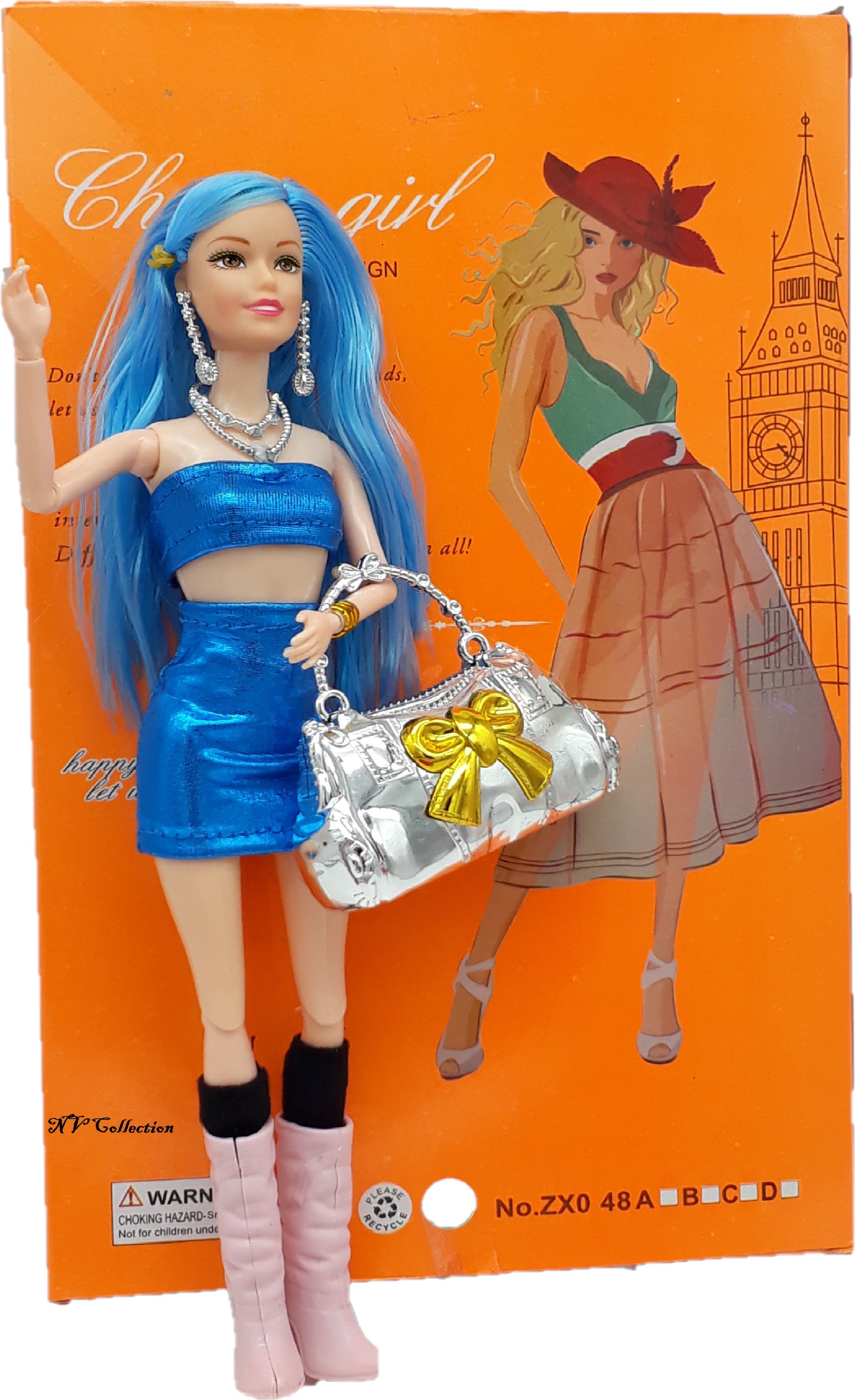 Beautiful Kids Doll set with Accessories Style Wardrobe Doll Set