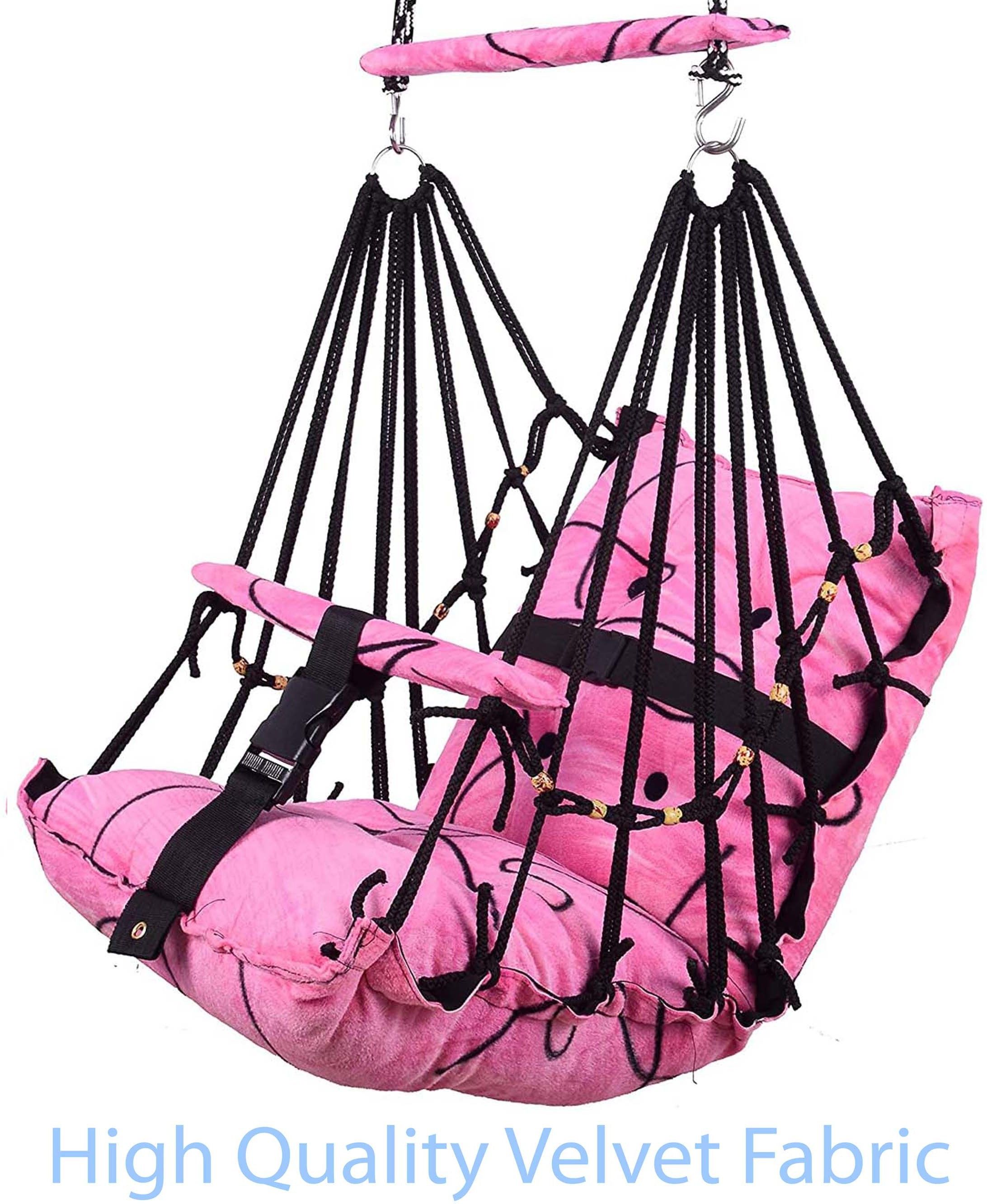 Baby Swing For Kids Folding & Washable 1-5 Years With Safety Belt Swings Swings