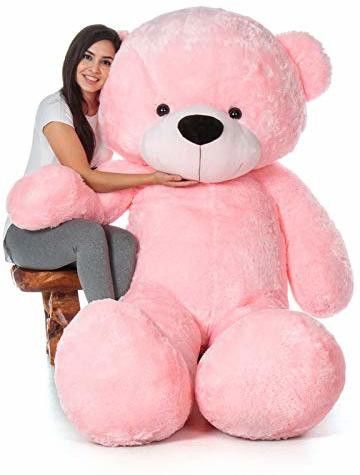 msy 4 feet teddy bear pink color - 120 cm (Pink) high quality teddy- 122 cm-picture-19