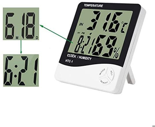 variyaenterprise28 Digital Black, White Clock image 1