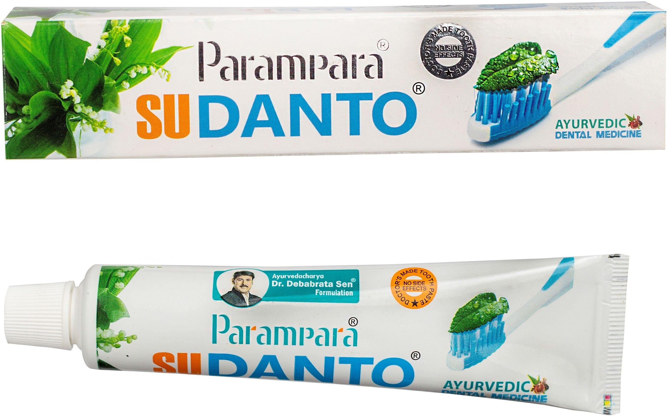 parampara Dental Care Sudanto ToothPaste 100g Pack of 3 ( 300g ) Toothpaste-picture-24