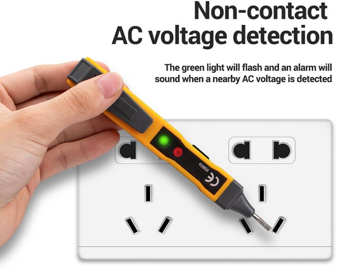 uptoak AC/DC Voltage Detector Electric Non-contact Continuity Battery Test Pencil Digital Voltage Tester-picture-28