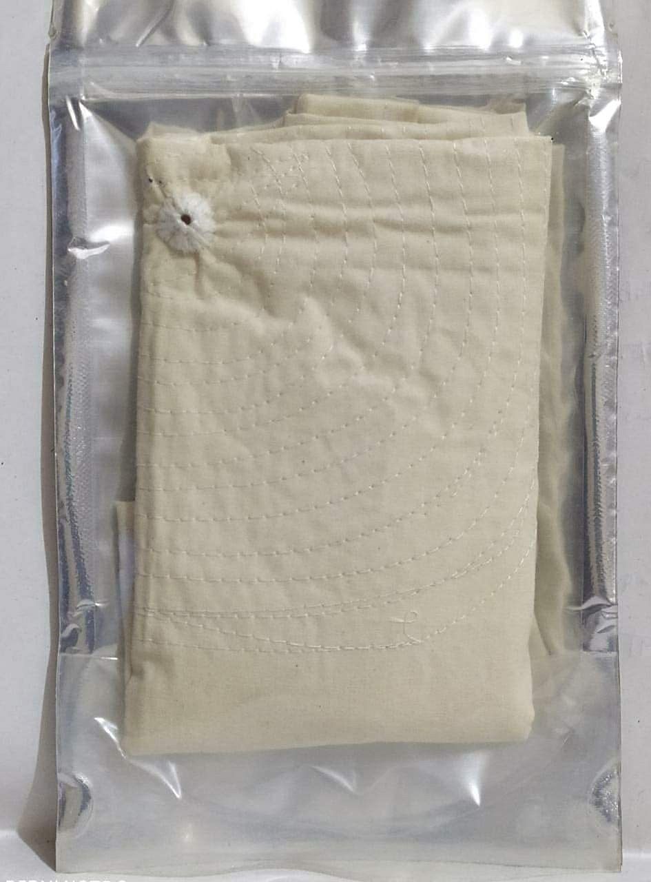 Jalebi Cloth For Professionals With Hole ,double layered 100% cotton, Washable Collapsible Strainer-image-37