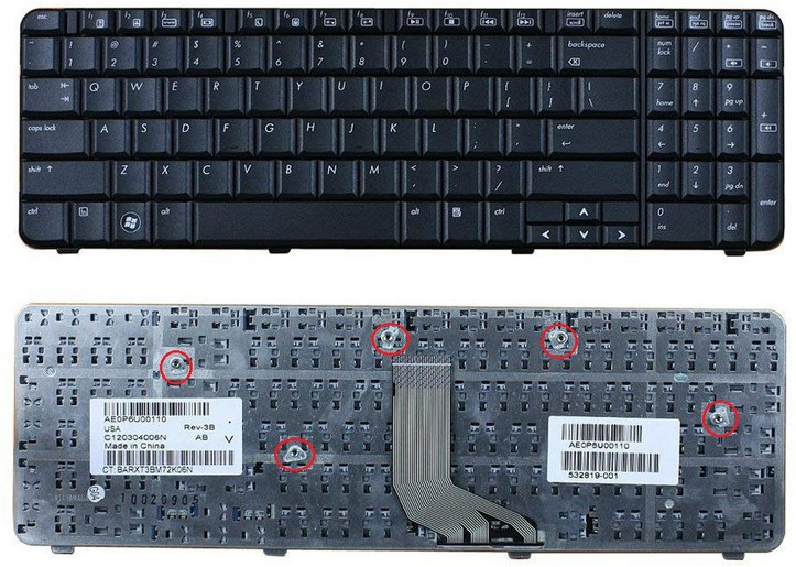 TechSonic Compatible With G61-451EE G61-452EE G61-453EE G61-454EE Laptop Keyboard Replacement Key image 1