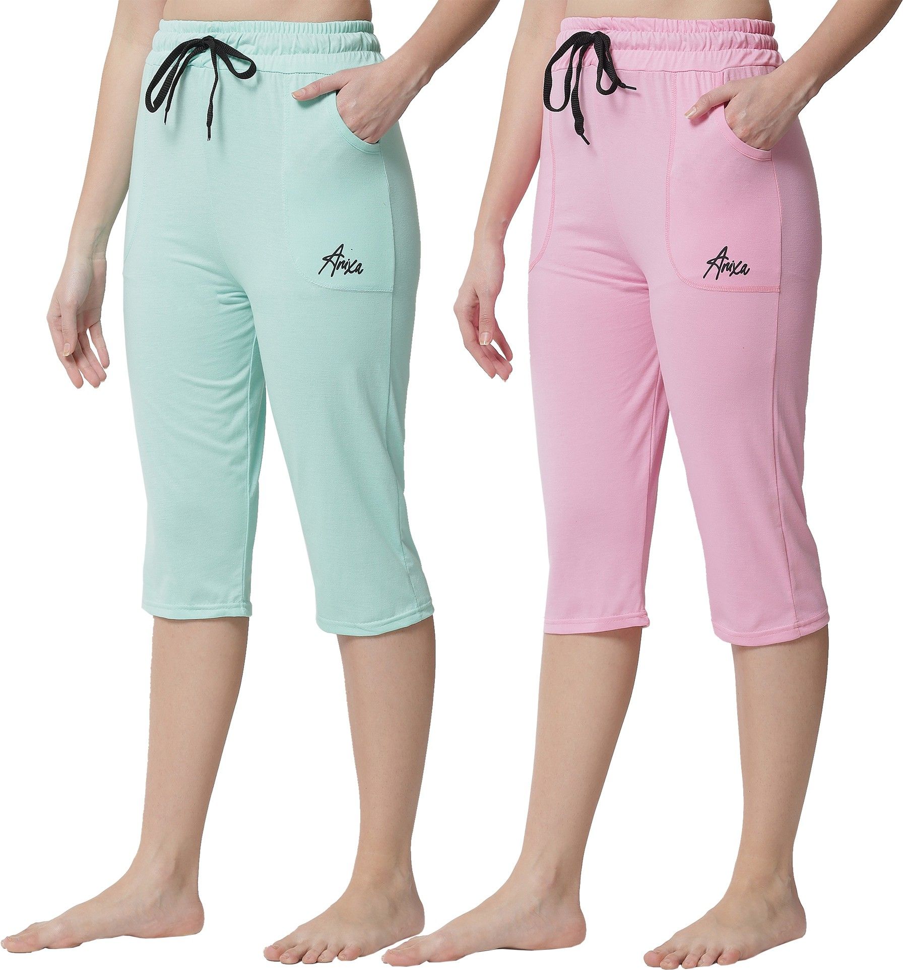 anixa Women Multicolor Capri-picture-11