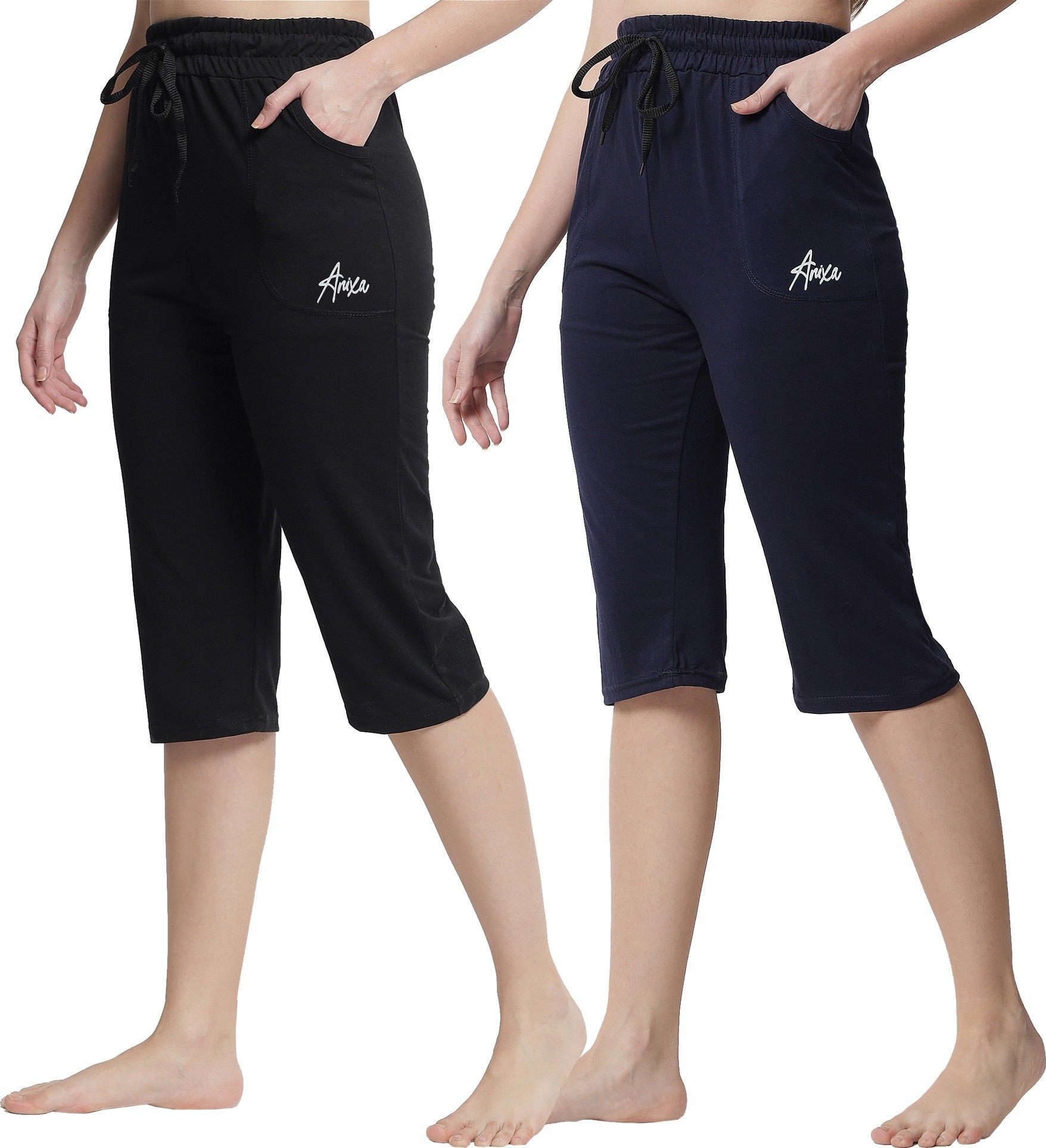 trendy world Women Multicolor Capri-picture-25