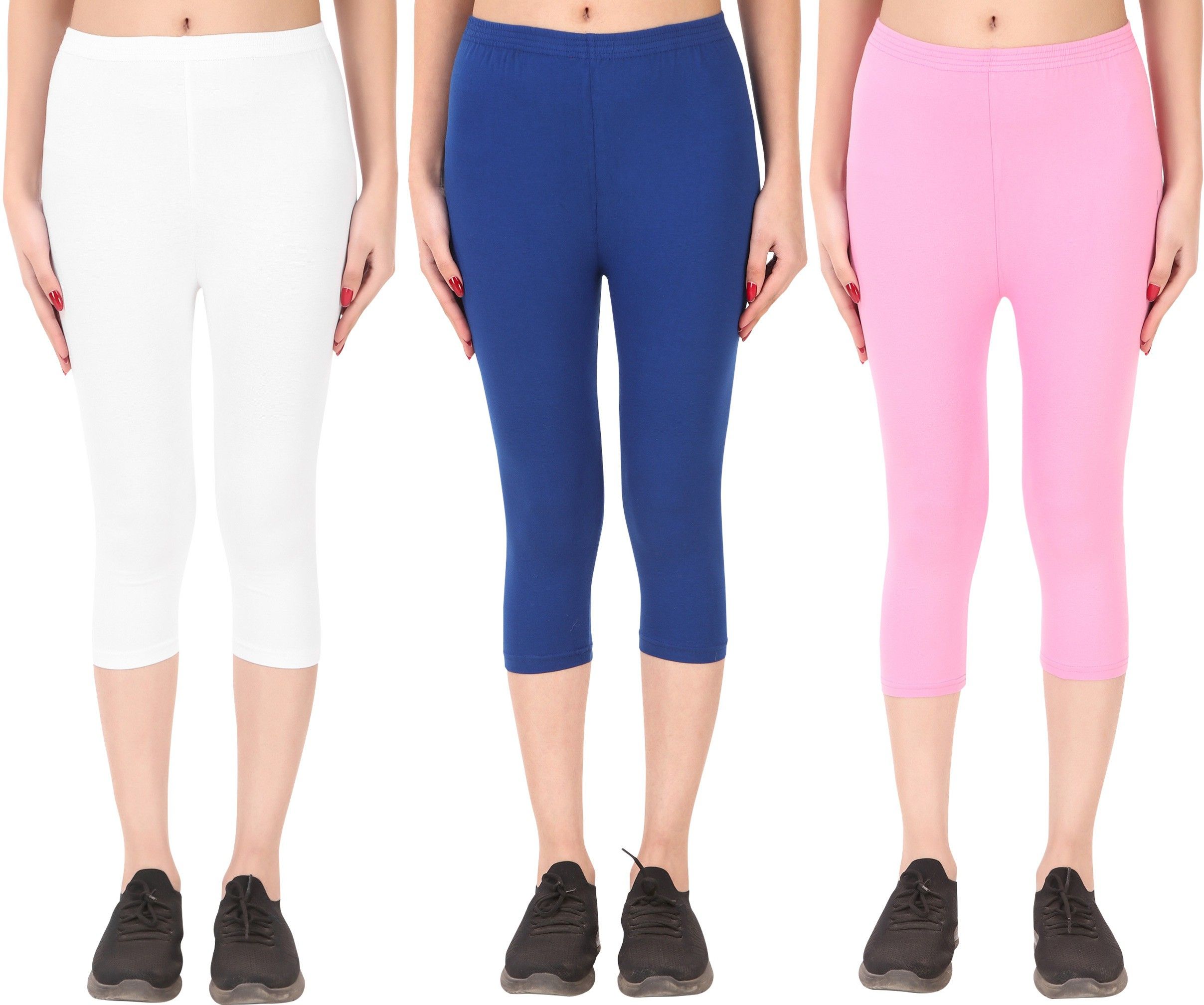ayvina Cotton Lycra capri for women,capri for ladies,capri for girls Women Multicolor Capri-picture-40