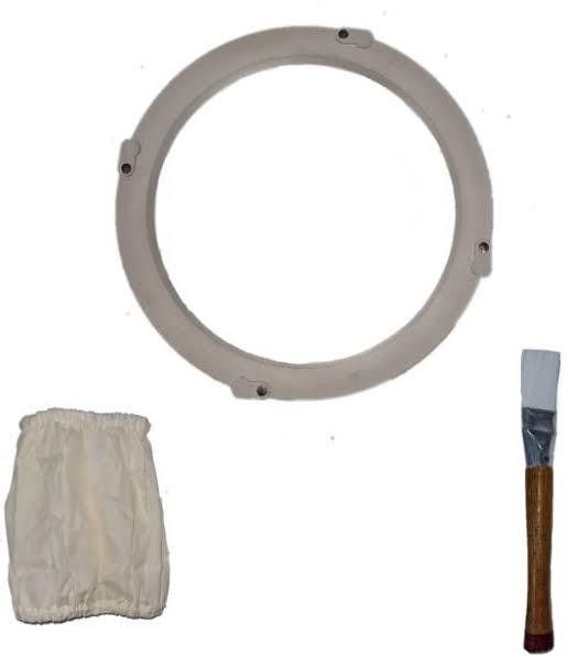 1 Ring,1 Nylon Cloth,1 Brush|Combo Set of 3 item Ring Cloth Brush(11 inch Ring ) Flourmill