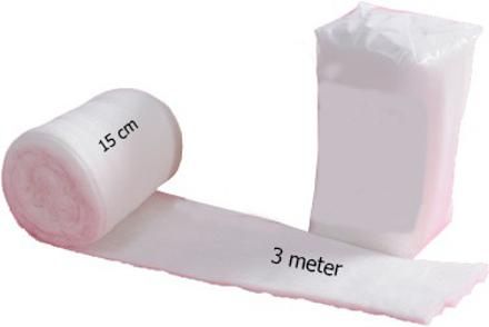 GAMJEE 15 cm x 3 mtr ( NON STERILE ) PACK OF 1 pcs Adhesive Band Aid-image-19
