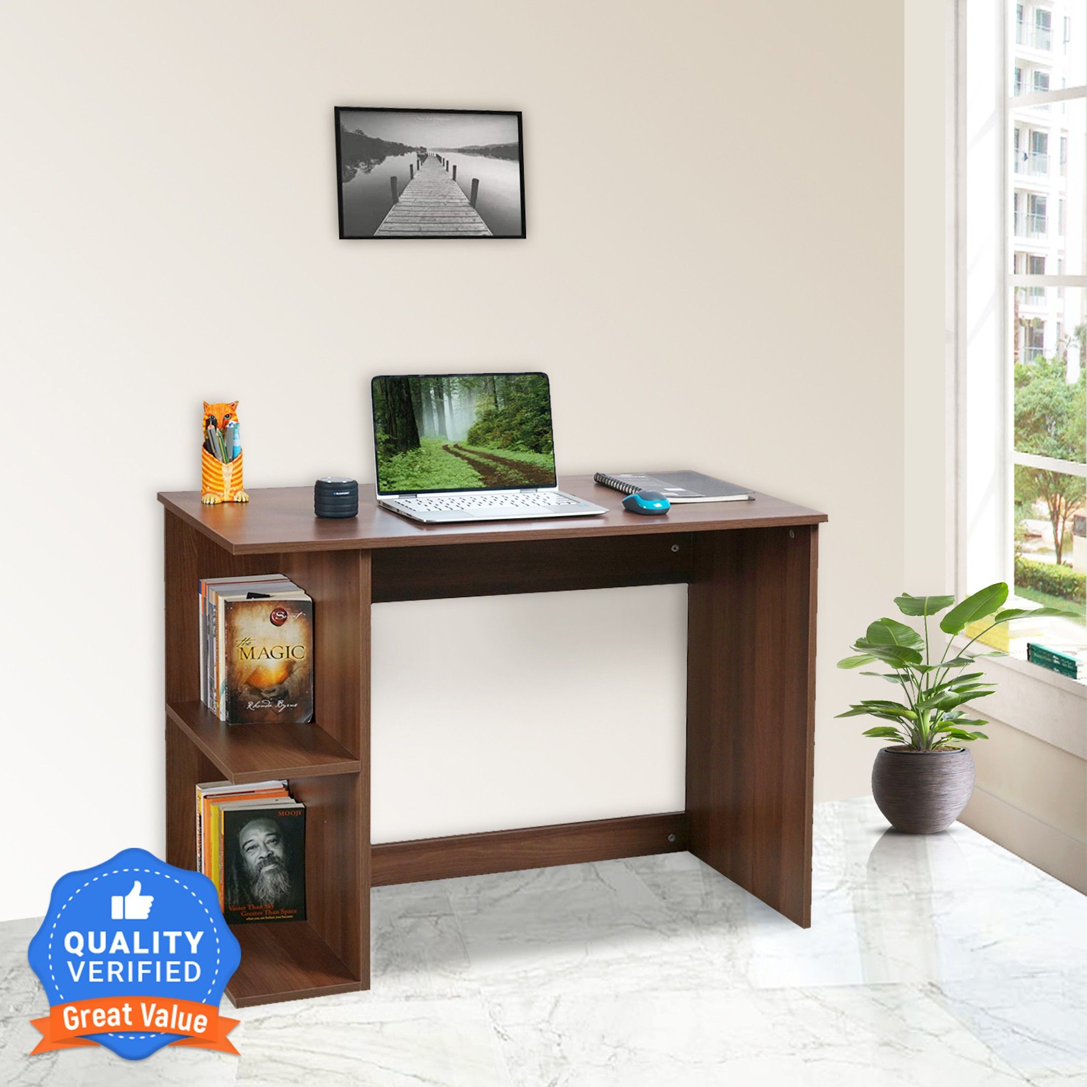 delite kom Valor Study Table Engineered Wood Study Table-picture-19