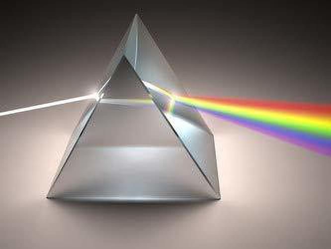 Equilateral Glass PRISM | 50 X 50 MM | For Student | Science Experiments | Solid Prism