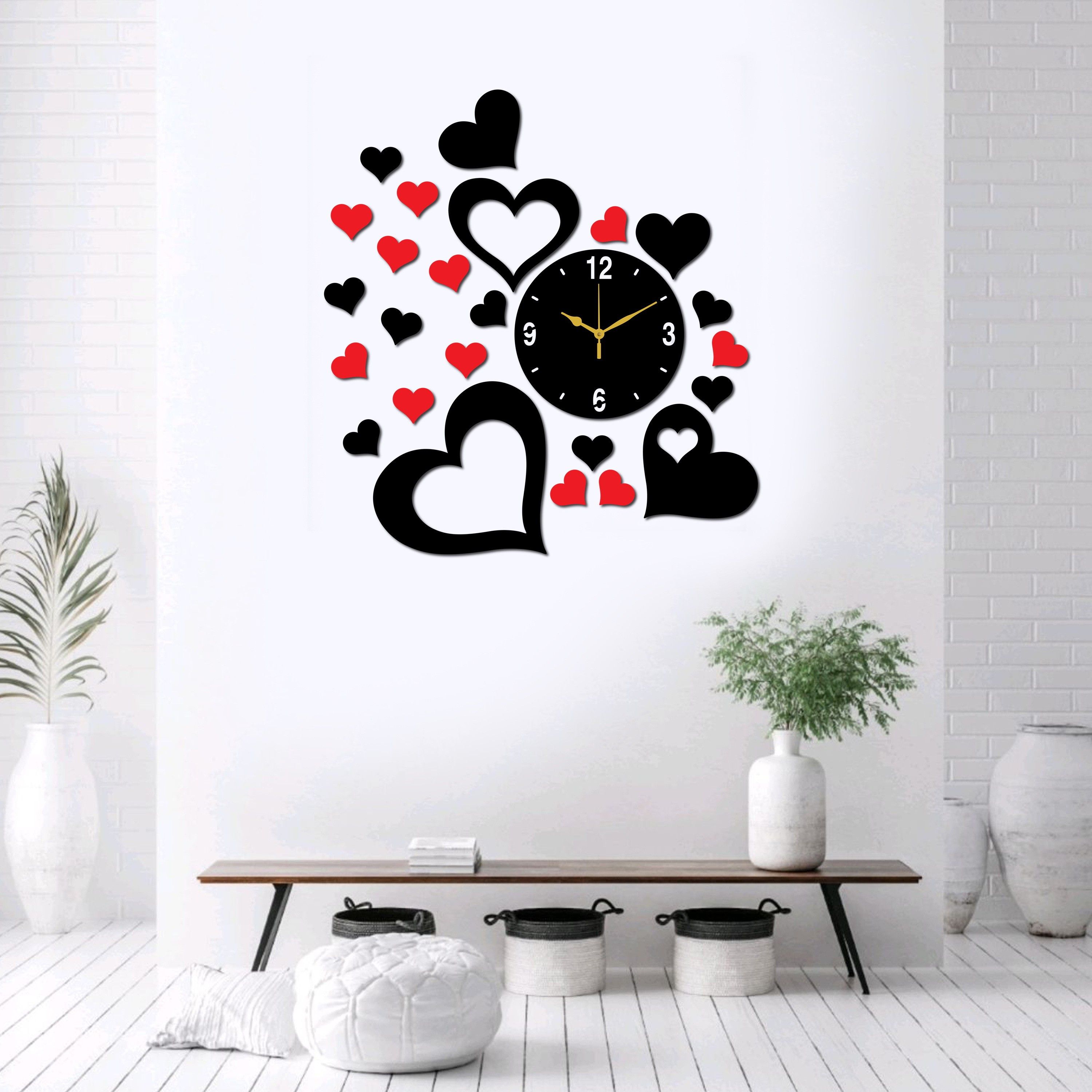 freny exim Analog 50 cm X 54 cm Wall Clock-picture-24