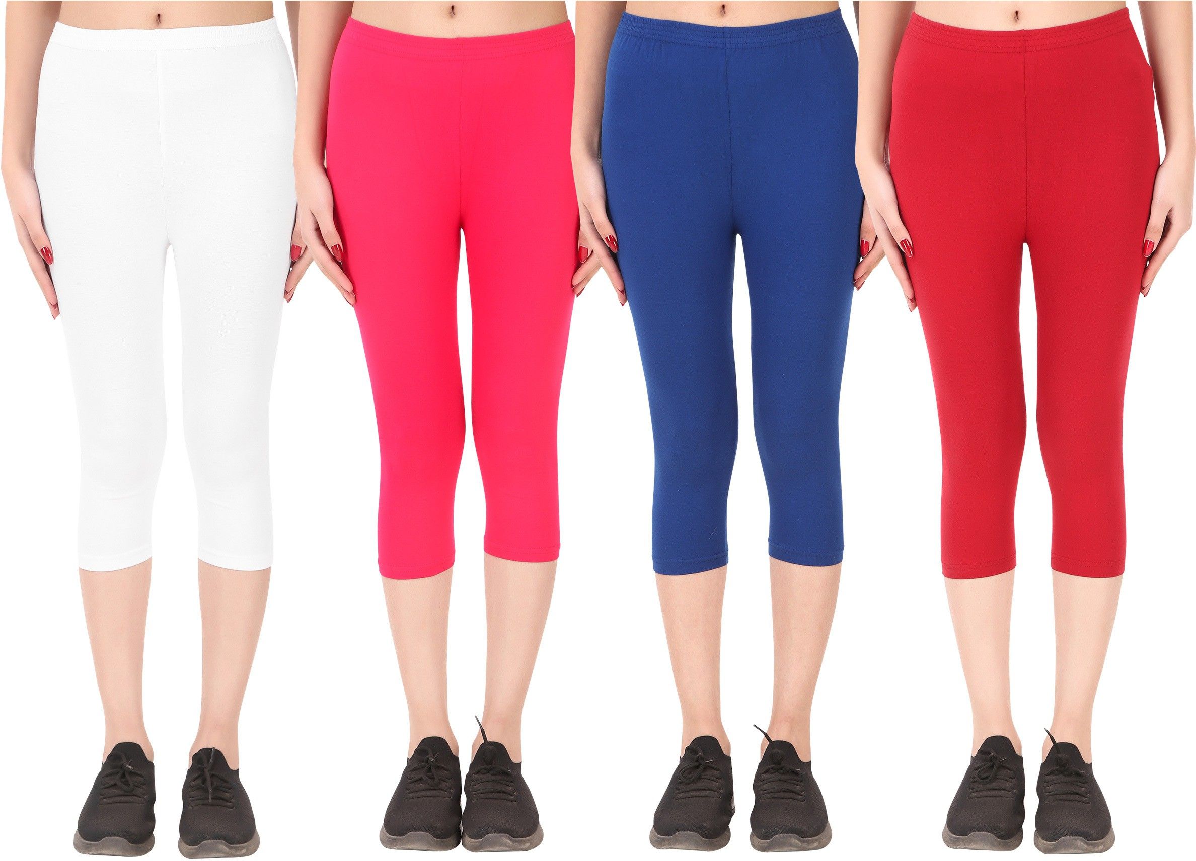 ayvina Cotton Lycra capri for women,capri for ladies,capri for girls Women Multicolor Capri-picture-34