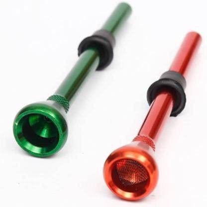 Shooter Aluminium Inside Fitting Hookah Mouth Tip (Multicolor, Pack of 2) Aluminium Outside Fitting Hookah Mouth Tip