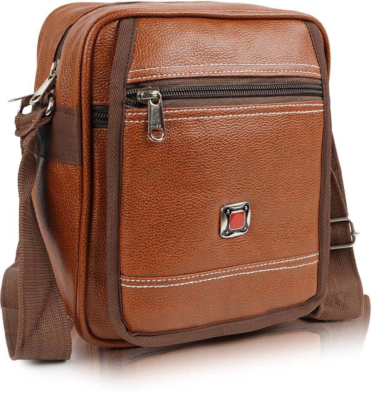 Tan Men & Women Sling Bag SLING BAG SHORT - TAN-image-43