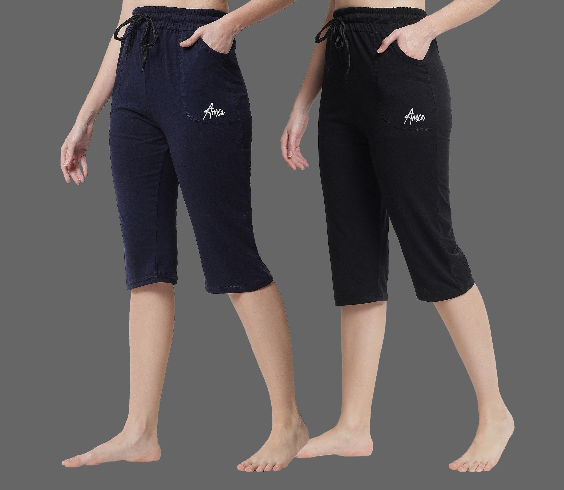 trendy world Women Multicolor Capri-picture-16
