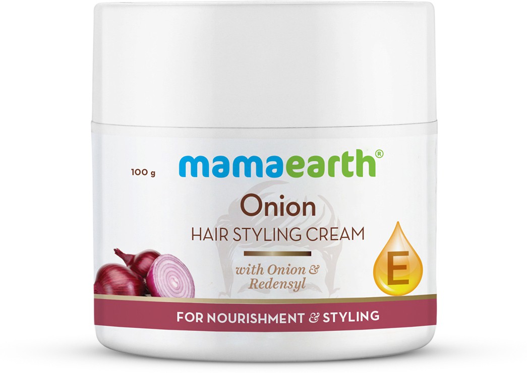 Mamaearth Onion Hair Styling Cream for Men with Onion & Redensyl for Nourishment & Styling