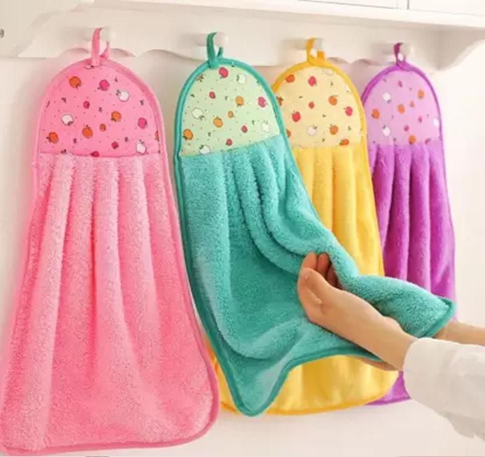 fabrona Hanging Hand Towel Wash Basin Kitchen Sink /dining towel Multicolor Napkin Multicolor Cloth Napkins-picture-10