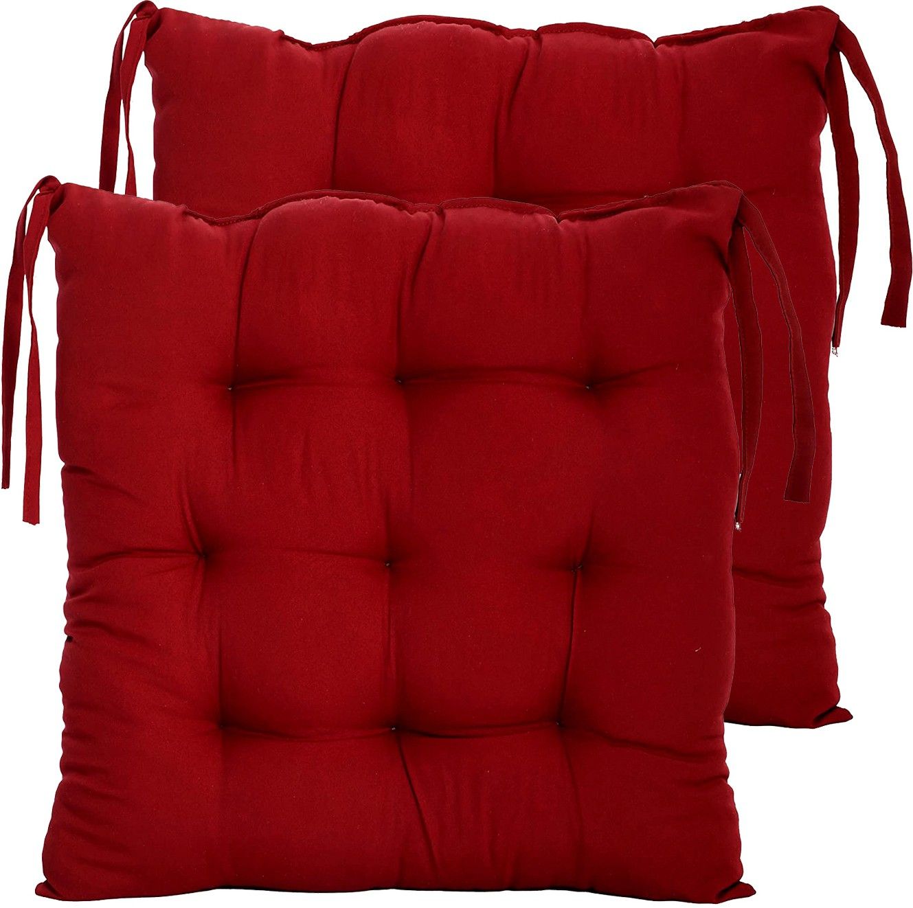 amak inc Microfibre Solid Chair Pad Pack of 2-picture-10