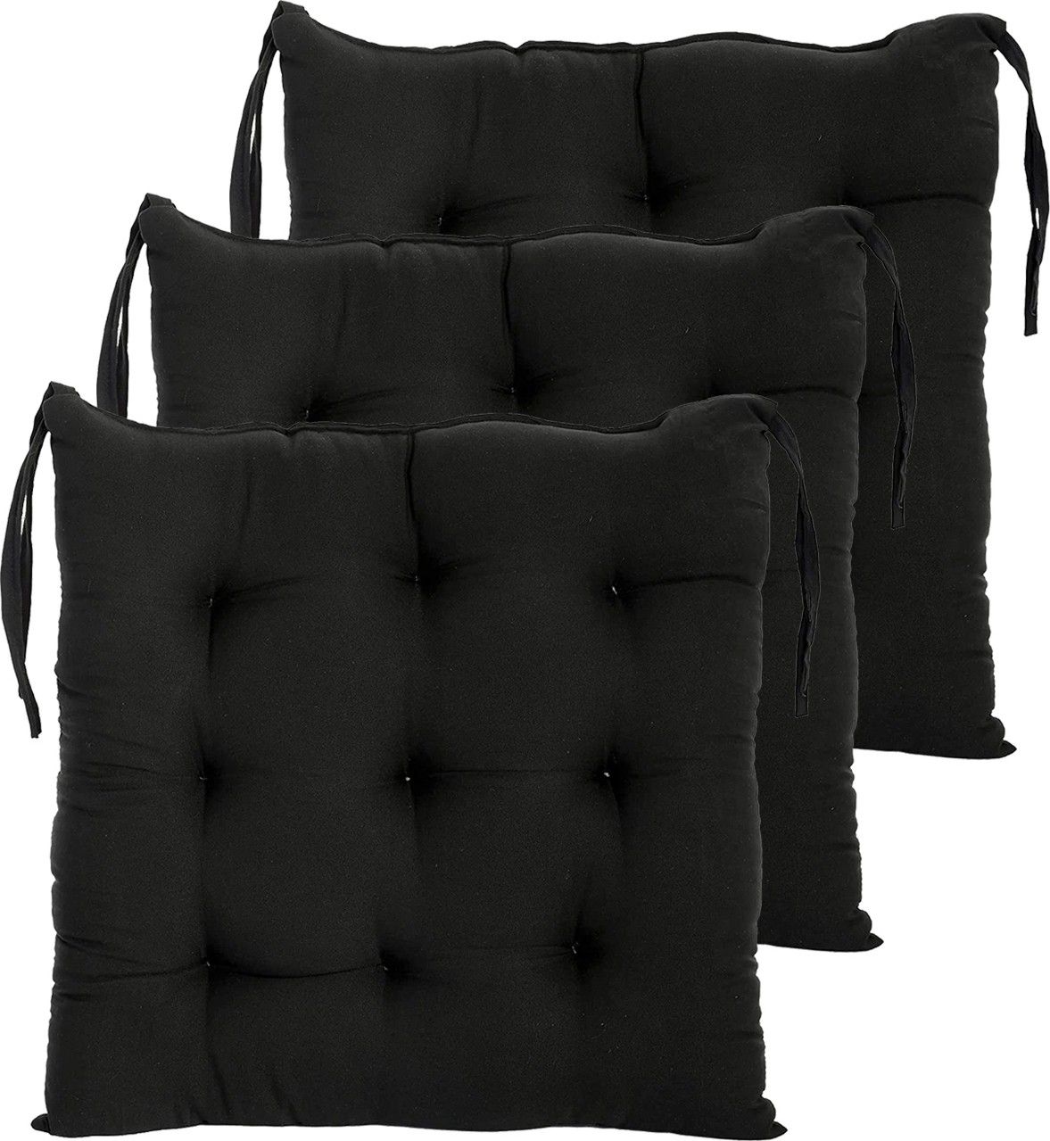 Microfibre Solid Chair Pad Pack of 3-image-33