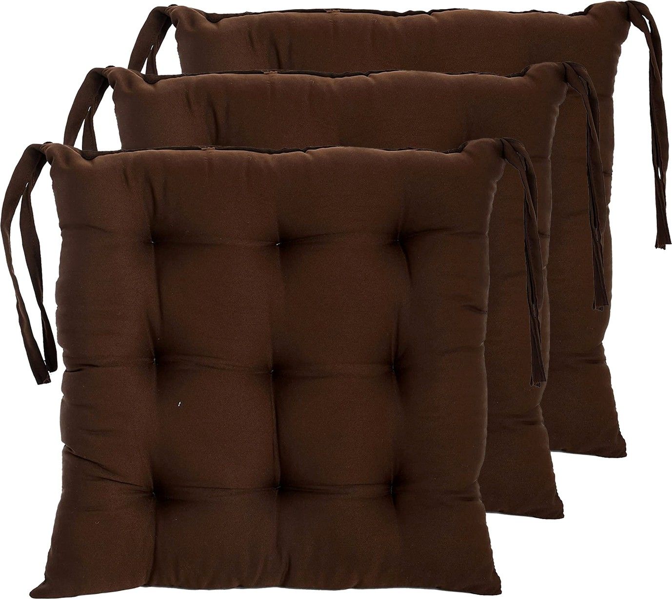Microfibre Solid Chair Pad Pack of 3-image-45