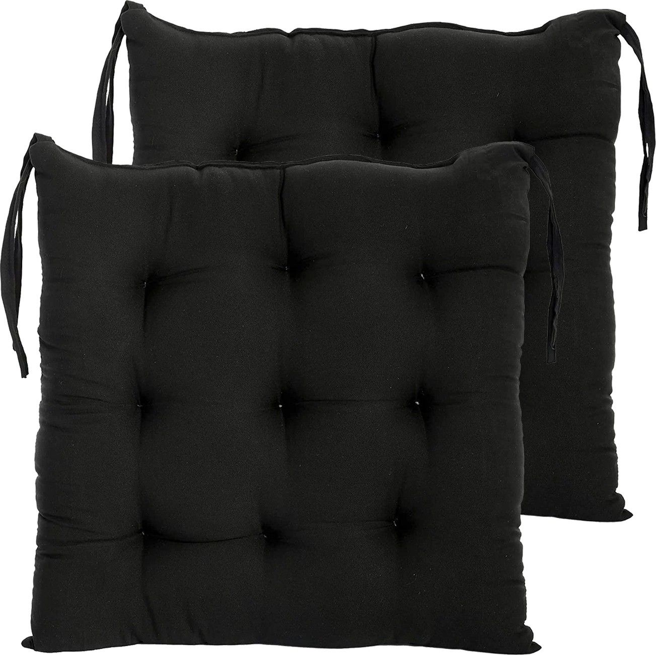 amak inc Microfibre Solid Chair Pad Pack of 2-picture-18
